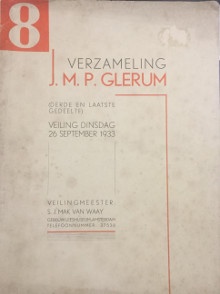 p Verzameling p p J M P Glerum p p Amsterdam 1933 p p Mak van Waay S J p
