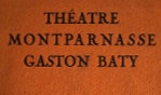 Gaston Baty   théâtre   Madame Bovary   1936