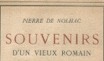 Nolhac   Souvenirs romain