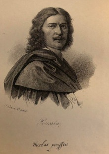 p Poussin p p Portrait lithographie p p Delpech p