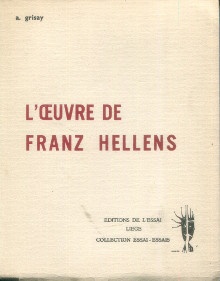 p L OEuvre de Franz Hellens p p Grisay Auguste p