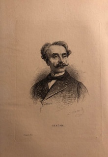 p Gerome p p Portrait grave p p par L Massard p