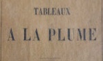 Gautier Théophile   Tableaux à la plume