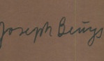 Beuys Joseph   expo  galerie isy brachot 1990