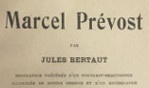 Prévost Marcel   Jules Bertaut
