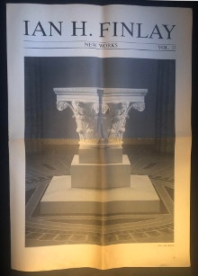 p Ian Hamilton Finlay p p New Works vol 13 p p Galerie Kewenig p p Metken Gunter p