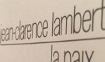 SW   Lambert, Jean Clarence   La paix dorée