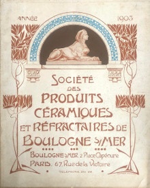 p Societe des Produits p p Ceramiques et Refractaires p p de Boulogne sur Mer p p annee 1903 p p br p