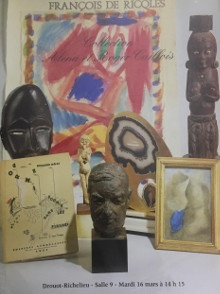 p Collection Alena et Roger Caillois p p br p p Art d Orient et d Extreme Orient p p Tableaux anciens et Objets de curiosite p p Bijoux par Jean Vendome p p Estampes anciennes et modernes p p Art africain p p Dessins et tableaux modernes p p 1993 p p Ricqles Francois de comm priseur p