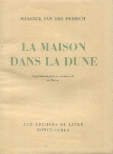 p La maison dans la dune p p Van der Meersch Maxence p
