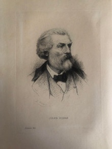 p Jules Dupre p p Portrait grave p p par L Massard p