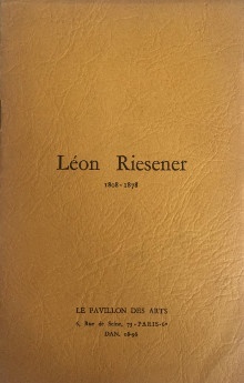 p Leon Riesener p p 1808 1878 p p Escholier Raymond pref p