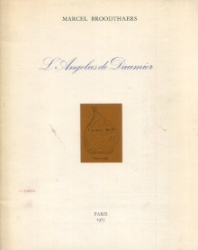  p Marcel Broodthaers i L Angelus de Daumier i Ire IIe Parties p p Broodthaers Marcel p 