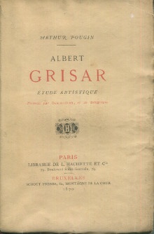  p Albert Grisar i etude artistique i p p Pougin Arthur p 