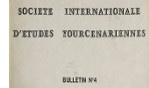 Yourcenar   société d'études   n° 4 1989