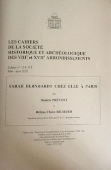 p Sarah Bernhardt chez elle a Paris p p p p Sarah Bernhardt espace Pierre Cardin p p Prevost Daniele et al p
