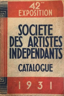p Societe des Artistes p p Independants p p 1931 p p 42e exposition p