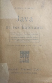 p Java et ses habitants p p Chailley Bert Joseph p
