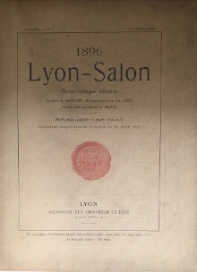  p Lyon Salon p p 1896 p p revue critique illustree p p Texte de A Bleton p p br p 