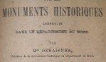 Dehaisnes   Notices descriptives sur les monuments historiques dpt Nord