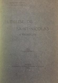 p L eglise de Saint Nicolas a Bruxelles p p Remes Edmond p