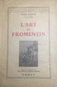  p L art de Fromentin p p Lagrange Andree p 