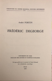  p Frederic Degeorge p p Fortin Andre p 