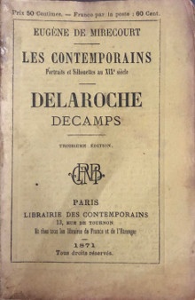  p Delaroche p p Decamps p p Mirecourt Eugene de p 