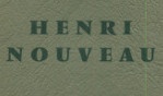 Nouveau Henri   expo galerie de france 1959