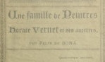 Vernet   Une famille de peintres   Félix de Bona