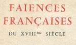 Faïences françaises   expo Rennes 1966