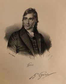  p Baron Gros p p Portrait lithographie p p Delpech p 