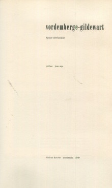 p Vordemberge Gildewart p p epoque neerlandaise p p Vordemberge Gildewart et Jean Arp pref p