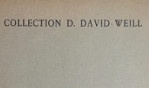 David Weill Collection   Estampes   vente 1971