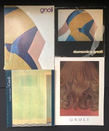 p Domenico b Gnoli b p p Lot de 4 catalogues p p 1973 1987 p