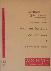 p Pour un bestiaire de Bernanos p p 1 2 p p i La corruption et sa transcendance i p p i La symbolique du cheval i p p Chenerie Marie Luce p