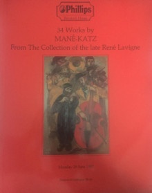  p 34 Works by p p b Mane Katz b p p From the Collection p p of the late Rene b Lavigne b p p New York 1987 p 