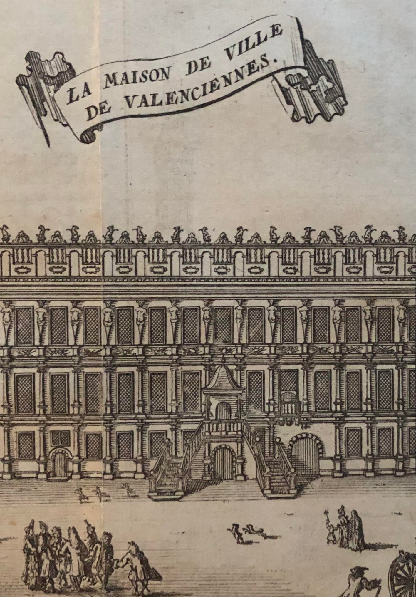  p La Maison de Ville p p de b Valenciennes b p p gravure p p XVIIe ou XVIIIe siecle p p br p 