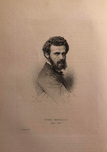 p henri Regnault p p Portrait grave p p par L Massard p