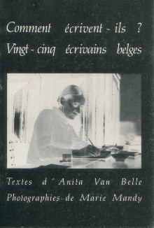  p Comment ecrivent ils Vingt cinq ecrivains belges p p Van Belle Anita p 