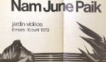 Paik Nam June   Beaubourg 1978   Affiche