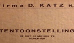 Katz Tentoonstelling   Deventer 1948