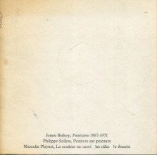 p James Bishop Peintures 1967 1971 p p Sollers Philippe et Pleynet Marcelin p