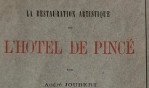 Angers   Hôtel de Pincé   Restauration