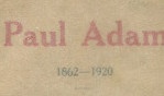 Adam Paul   par Camille Mauclair