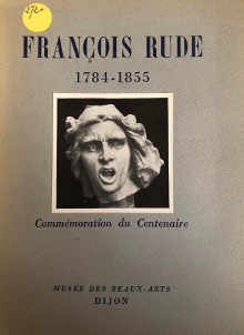  p Francois Rude p p 1784 1855 p p i Commemoration du centenaire i p p Dijon 1955 p 