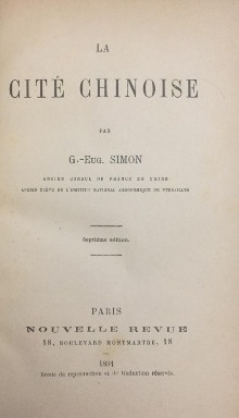  p La cite chinoise p p Simon G Eug p 
