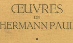 Hermann Paul   Galerie Jean Charpentier 1929