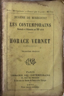  p Horace Vernet p p Mirecourt Eugene de p 