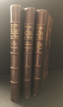  p Les Chefs d OEuvre de l art francais au XIXe siecle p p 3 volumes p p b I b De David a Delacroix p p b II b De Delacroix a Regnault p p b III b La peinture francaise actuelle 1870 1890 p p par p p Alfred Lostalot Paul Lefort p p p p p 